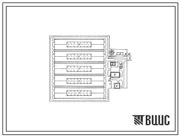 Фасады Типовой проект 803-105 Механизированная откормочная площадка на 5 тыс. голов для передержки выбракованных каракульных маток с целью получения каракульчи (для откормочных хозяйств при стойловом содержании)