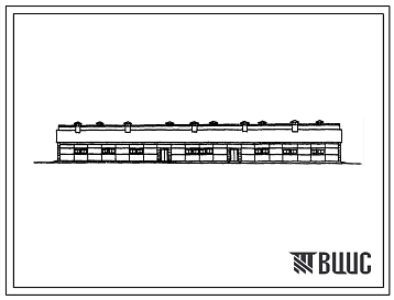 Фасады Типовой проект 803-94 Овчарня на 800 овцематок весеннего ягнения