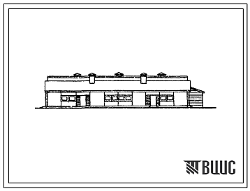 Фасады Типовой проект 803-95 Овчарня на 400 овцематок весеннего ягнения