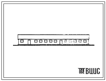 Фасады Типовой проект 803-63 Овчарня на 400 овцематок весеннего ягнения (стены кирпичные с неполным железобетонным каркасом).