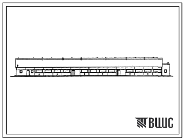 Фасады Типовой проект 803-180 Цех откорма овец на 3000 голов. Вариант в железобетонных конструкциях