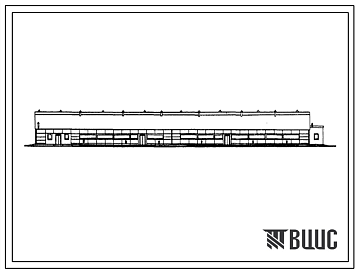 Фасады Типовой проект 803-181 Цех откорма овец на 3000 голов. Вариант в деревянных конструкциях