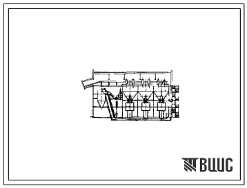 Фасады Типовой проект 903-1-14 Котельная на 3 котла ДКВР-20-13, закрытого типа. Топливо - каменные и бурые угли. Шлакозолоудаление скреперным подъемником