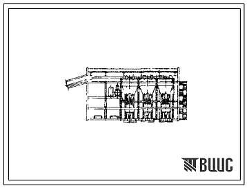 Фасады Типовой проект 903-1-15 Котельная на 3 котла ДУВР-21-13, закрытого типа. Топливо каменные и бурые угли. Шлакозолоудаление пневматическое
