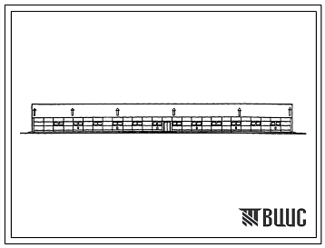 Фасады Типовой проект 803-4-5 Цех искусственного выращивания ягнят на 2625 мест