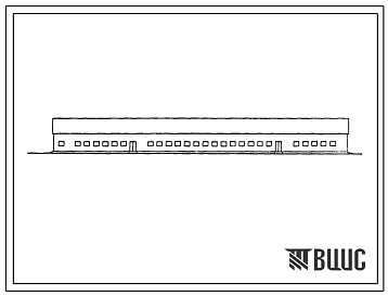 Фасады Типовой проект 803-3-82.86 Овчарня для ягнения на 800 маток (с используемым чердаком)