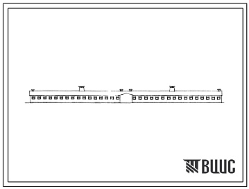 Фасады Типовой проект 802-5-22.84 Свинарник-откормочник на 1200 голов. Для строительства в климатических подрайонах Эстонской ССР.