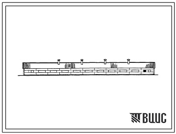 Фасады Типовой проект 802-4-13.13.86 Свинарник для поросят-отъемышей на 1100 мест (для Латвийской ССР)