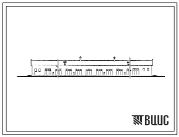 Фасады Типовой проект 802-79 Свинарник-откормочник на 1000 голов.
