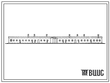 Фасады Типовой проект 802-112 Свинарник-откормочник на 1000 голов.