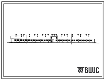 Фасады Типовой проект 802-232с Свинарник для супоросных маток на 570 мест.