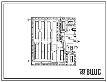 Фасады Типовой проект 802-148/72 Комплекс по выращиванию и откорму 12 тыс. свиней в год