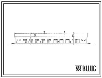 Фасады Типовой проект 802-79 Свинарник-откормочник на 1000 голов.