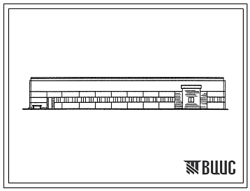 Фасады Типовой проект 802-5-9 Свинарник для откорма 500 свиней в год (для подсобных хозяйств предприятий)