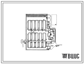 Фасады Типовой проект 802-01-7.83 Фермы выращивания и откорма 12 тыс. свиней в год при содержании на подстилке