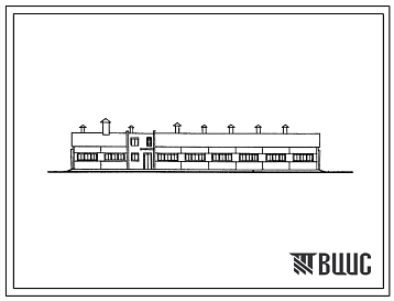 Фасады Типовой проект 802-201 Свинарник на 56 хряков