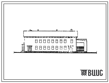 Фасады Типовой проект 807-45 Государственная станция по племенной работе и искусственному осеменению сельскохозяйственных животных.