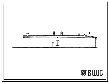 Фасады Типовой проект 813-73 Хранилище семенного и продовольственного картофеля емкостью 500 т.