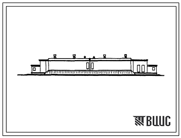 Фасады Типовой проект 813-14/70 Секционное хранилище семенного картофеля емкостью 1000т. с активной вентиляцией.