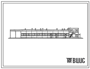 Фасады Типовой проект 814-115 Цех фруктовых и овощных консервов производительностью 3 муб в год.