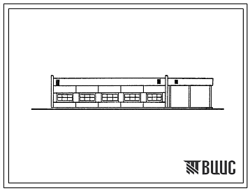 Фасады Типовой проект 816-226 Пункт технического обслуживания комплексов по производству молока на 1600 и 2000 коров