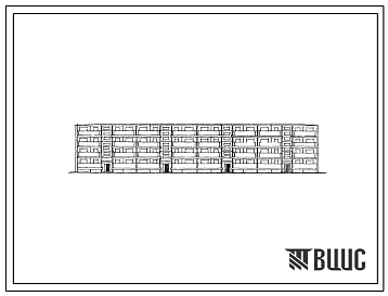 Фасады Типовой проект 1-464У-13 Крупнопанельный четырехэтажный четырехсекционный дом на 32 квартиры (трехкомнатных 3Б-16, четырехкомнатных 4Б-16). Для строительства в 4Г климатическом подрайоне.