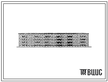Фасады Типовой проект 1-464УС-3/67 Четырехэтажный шестисекционный крупнопанельный дом на 48 квартир (двухкомнатных-24, трехкомнатных-8, четырехкомнатных-16).
