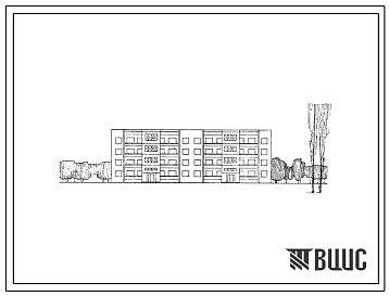 Фасады Типовой проект 77-011сп 4-этажная блок-секция (двойная) на 16 квартир (четырехкомнатных-8, пятикомнатных-8) для строительства в 4 строительно-климатической зоне, в районах с сейсмичностью 7 баллов, на грунтах 2 типа просадочности.