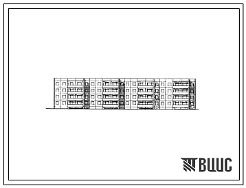 Фасады Типовой проект 111-90-39/1 Четырехэтажный четырехсекционный крупнопанельный дом на 48 квартир (однокомнатных 1Б-8, двухкомнатных 2Б-33, трехкомнатных 3Б-7). Для строительства в 1В климатическом подрайоне, 2 климатическом районе Нечерноземной зоны РСФСР
