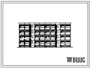 Фасады Типовой проект ТДСК-71А/77-03сп/1 Блок-секция четырехэтажная 16-квартирная рядовая (трехкомнатных 3Б — 8, четырехкомнатных 4Б — 8).