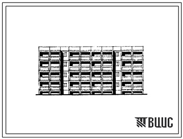 Фасады Типовой проект ТДСК-71А/77-04сп/1 Блок-секция четырехэтажная 16-квартирная с левым торцовым окончанием (трехкомнатных 3Б — 8, четырехкомнатных 4Б — 8).