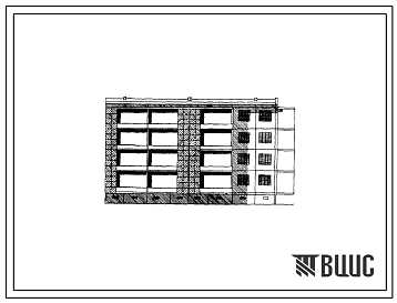 Фасады Типовой проект IVз-500УС-07/1 Четырехэтажная 20-квартирная торцовая блок-секция (однокомнатных 1Б — 8, двухкомнатных 2Б — 8, трехкомнатных 3Б — 4). Для строительства в IVА климатическом подрайоне Туркменской ССР сейсмичностью 7 баллов.