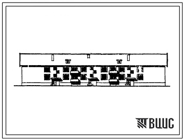 Фасады Типовой проект 114-24-20/1 Четырехэтажный односекционный дом на 12 квартир (двухкомнатных 2Б-8, трехкомнатных 3Б-4). Для строительства во 2 и 3 климатических районах ССР