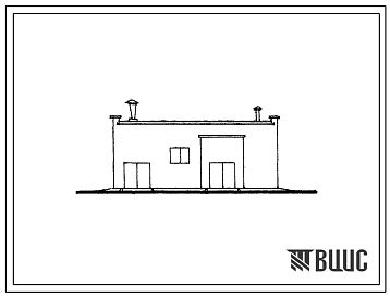 Фасады Типовой проект 814-92 Убойно-санитарный пункт