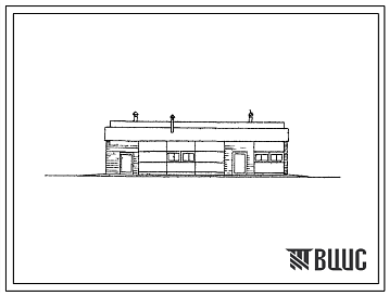 Фасады Типовой проект 807-98 Пункт искусственного осеменения овец с баранником на 25 баранов романовской породы