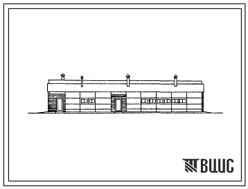 Фасады Типовой проект 807-100 Пункт искусственного осеменения овец с баранником на 100 баранов романовской породы