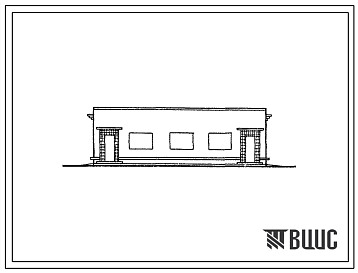 Фасады Типовой проект 807-90 Мясо-молочная и пищевая контрольная станция 2 типа (до 150 экспертиз в день). Вариант стены кирпичные