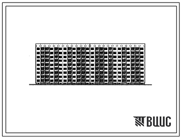 Фасады Типовой проект 1-464МС-12 Девятиэтажный четырехсекционный крупнопанельный жилой дом на 108 квартир (однокомнатных 1Б-18; двухкомнатных 2Б-18; двухкомнатных 2А-18; трехкомнатных 3Б-54) с шагом поперечных стен 3,2 м, для строительства в 3Б климатическом рай