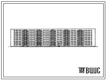 Фасады Типовой проект 1-447С-48 Девятиэтажный шестисекционный жилой дом на 216 квартир со стенами из кирпича (однокомнатных  19, двухкомнатных  89, трехкомнатных  90, четырехкомнатных  18).