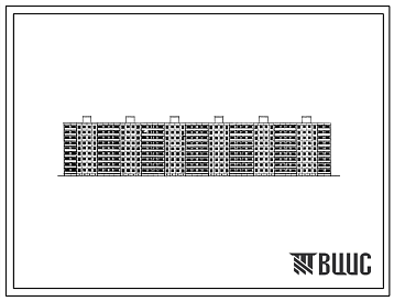 Фасады Типовой проект 1-464Д-85  Девятиэтажный шестисекционный крупнопанельный жилой дом на 216 квартир.