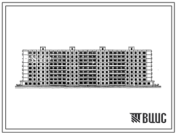 Фасады Типовой проект 1КГ-480-45  Четырехсекционный девятиэтажный крупнопанельный жилой дом на 140/142/ квартир со встроенными в торцах магазином и предприятиями общественного обслуживания.