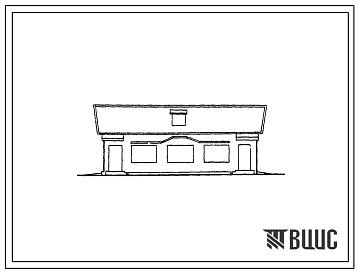 Фасады Типовой проект 807-91 Мясо-молочная и пищевая контрольная станция 2 типа (до 150 экспертиз в день). Вариант стены деревянные