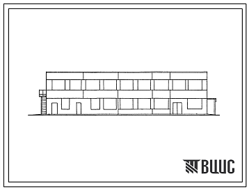 Фасады Типовой проект 807-83 Районная ветеринарная станция с лабораторией