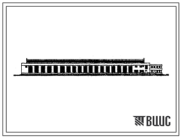 Фасады Типовой проект 816-45 Комбайно-ремонтный завод на 1000 комбайнов в год.