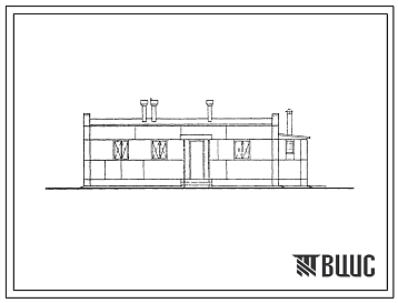 Фасады Типовой проект 817-15 Служебно-бытовое здание на 15 человек для животноводческих и птицеводческих ферм