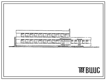 Фасады Типовой проект 817-57 Административно-бытовой корпус.
