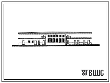 Фасады Типовой проект 813-78 Фруктохранилище емкостью 1500т с цехом товарной обработки плодов.