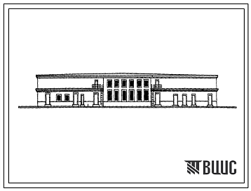 Фасады Типовой проект 813-77 Фруктохранилище емкостью 2000т с цехом товарной обработки плодов.