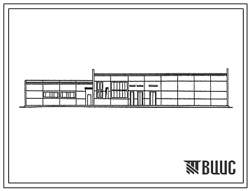 Фасады Типовой проект 814-113 Цех виноградных виноматериалов производительностью 50 000 дал в год.