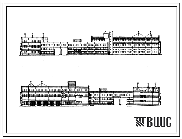 Фасады Типовой проект 414-1-29.86 Хлебзавод мощностью 65 т хлебобулочных изделий в сутки с цехом кондитерских, бараночных и сухарных изделий